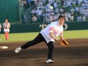 平成31 年始球式 三谷代表